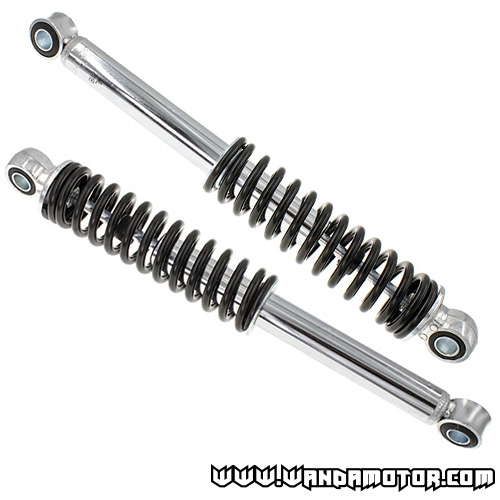 Rear shocks silver/black 320mm